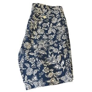 Polo Ralph Lauren Shorts Men's 32 Blue Floral All Over Print Stretch Classic Fit